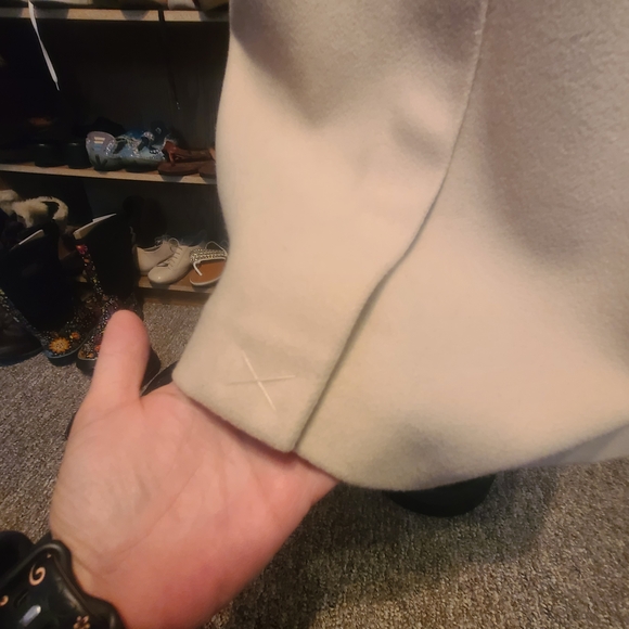 Dynamite Elegant Cream Trench Coat - Picture 14 of 17